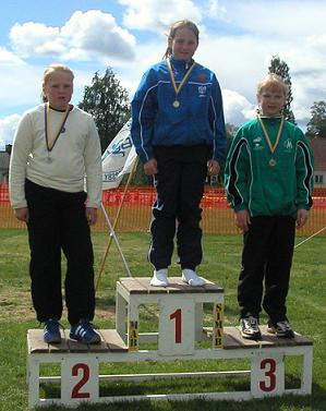 1: Johanna Bergh och 3:a Lina